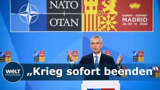 JENS STOLTENBERG: Klare Kante gegen Russland - Nato wird größer und stärker