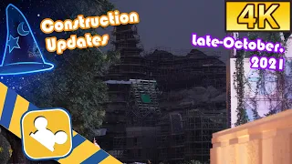 [4K Hong Kong Disneyland] "Arendelle: World of Frozen" Construction Update | Late-October, 2021