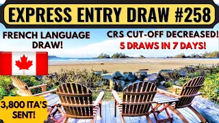 Express Entry Draw #258 For Canada PR | Canada Immigration | Canada PR Process 2023 | Dream Canada