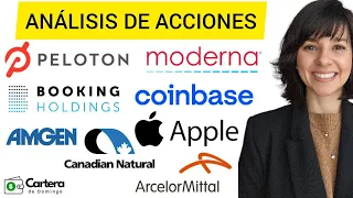 ANÁLISIS TÉCNICO DE ACCIONES: APPLE, PELOTON, MODERNA, COINBASE, ARCELORMITTAL