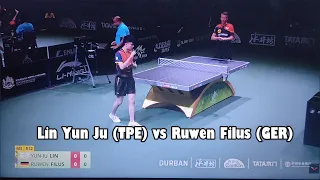 Lin Yun Ju (TPE) vs Ruwen Filus (GER) || Men's R-32 WTT Finals Durban 2023