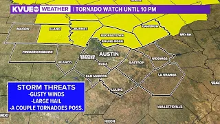 Live weather update: Tracking potentially strong storms throughout Central Texas | KVUE