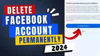 How to Delete Facebook account 2024 - Step by Step Guide.