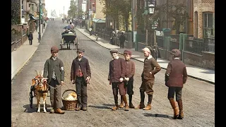 Great Britain in the 1890's - 1900's  Victorian Era / 55 Extremely Rare Exciting Photos Colorized