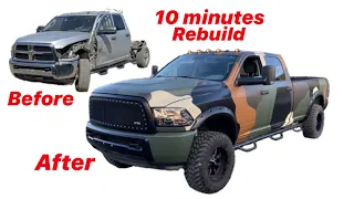 REBUILDING THE CHEAPEST 2015 Dodge Ram IN 10 MIN