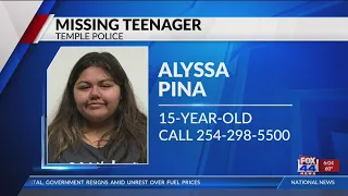 Temple Missing Teenager