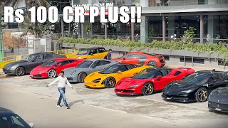 Bangalore's Biggest Supercar Meet Ever (2024) McLaren 750S, Aventador, Ferrari 812SF, 992 Turbo S..