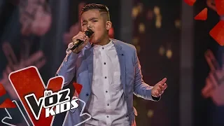 Santiago sings Cielito Lindo - Blind Auditions | The Voice Kids Colombia 2019