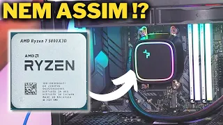 O PROBLEMA DO MELHOR RYZEN AM4 PARA JOGOS ( RYZEN 7 5800X3D ) FIZ DE TUDO PRA RESOLVER )