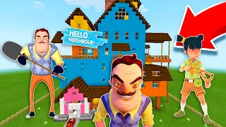 ЗЛОЙ ПРИВЕТ СОСЕД ВЗОРВАЛ МОЙ ДОМ EXE HELLO NEIGHBOR ВЫБЕРИ ПОРТАЛ ЯМУ в МАЙНКРАФТ