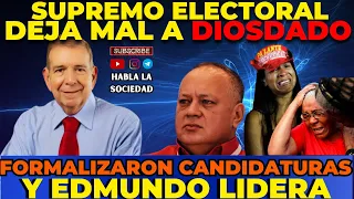 #DIOSDADO NUEVAMENTE SE TRAGA SUS PALABRAS: Supremo Electoral Formaliza Candidaturas #Edmundo Lidera