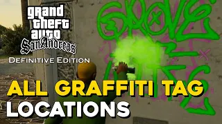 Grand Theft Auto San Andreas Definitive Edition All 100 Graffiti Tag Locations