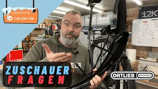 🛠 Technik Ecke - Schutzbleche unter dem Ortlieb Quick Rack