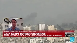 Humanitarian aid is stuck at Gaza-Egypt border • FRANCE 24 English