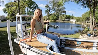 My New Boat! Video walk-through of my 16ft South Dade Skiff