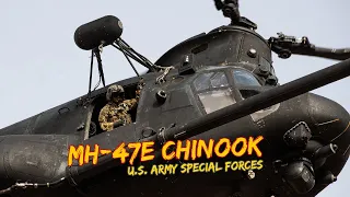 MH-47E Chinook Helicopter United States Army Special Forces