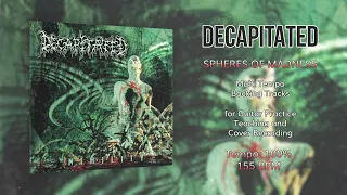 DECAPITATED - Spheres of Madness - 100% Tempo (155 BPM) Backing Track