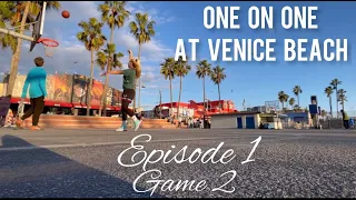 One on One at Venice Beach Episode 1 Game 2.  + only 3 dribblings