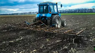 Отличная самоделка для фермера. Пружинная борона на МТЗ и ЮМЗ  Сезон 2021