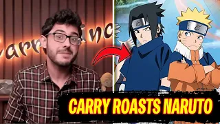 CarryMinati ROASTS Anime - Naruto Hindi DUB | Anime Memes Crossover #19