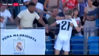 Iker Bravo goal Real Madrid Castilla vs Barcelona B