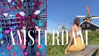 VLOG AMSTERDAM : CONHECENDO ZAANSE SCHANS E O MOCO MUSEUM | DICAS DO QUE FAZER EM AMSTERDAM ✈️🇳🇱