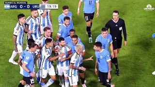 🤯Urgate Calling De Paul Messi's C**k sucker as Messi Fight vs Uruguay to Protect him😱😳