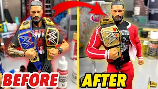 HOW TO MAKE NEW WWE UNDISPUTED UNIVERSAL CHAMPIONSHIP FIGURE BELT! 2023 ROMAN REIGNS NEW TITLE