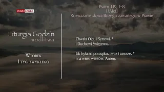 Liturgia Godzin | Modlitwa Południowa | Wtorek, I tyg. zwykłego