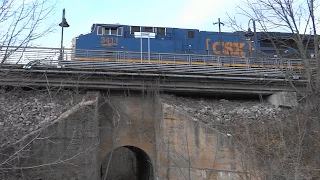 A Short CSX Intermodal Train In Dorsey, Maryland