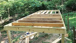 Floor Joists- The Treehouse Project - Part 5