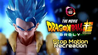 Broly vs. Gogeta - Dragon Ball Super: Broly (Stop motion Recreation)