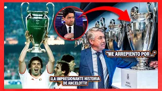 LA IMPRESIONANTE HISTORIA COMPLETA del GRAN ANCELOTTI ¡TRAICIONÓ al PSG - "ME ARREPIENTO POR..." 😰