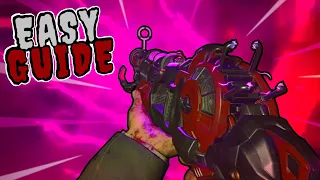 Alpha Omega - EASY RAY GUN MARK 2 "PURPLE UPGRADE" GUIDE (BO4 Zombies Tutorial)