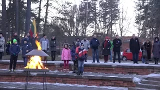 В Висагинасе отметили День защитников свободы