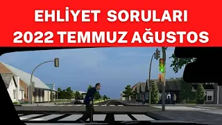 ÇÖZEN KAZANDI / EHLİYET SINAV SORULARI 2022 / TEMMUZ , AĞUSTOS