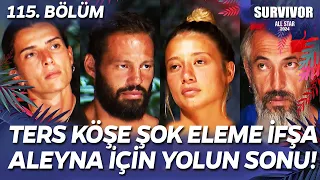 SURVIVOR ELEME İFŞA OLDU ALEYNA ÖZGÜR MERVE ATAKAN ŞOK VEDA ALL STAR 2024 115. BÖLÜM CANLI İZLE TV 8