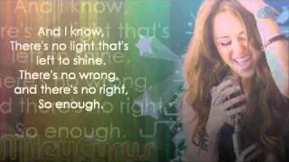 Miley Cyrus - Giving you up (lyrics)