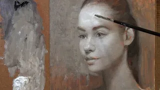 Portrait painting tips for beginners. Glazing technique