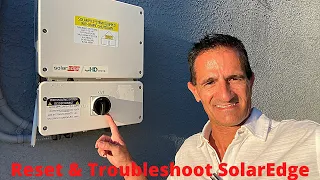 How to Reset & Trouble-shoot the SolarEdge Solar Inverter. How To Reset & Fix  Solar Edge Inverter.