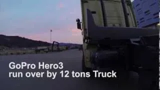 GoPro Hero3 Crash - roll over by 12 tones Truck