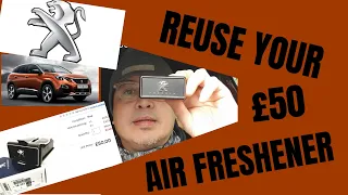 How to Reuse Your £50 Peugeot 3008 5008 Air Freshener