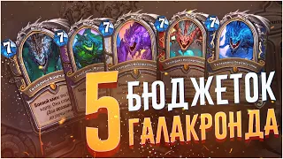 5 бюджетных галакронд колод. Hearthstone Натиск Драконов