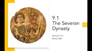 9.1 Roman Art: The Severan Dynasty