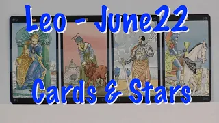 Leo June 2022 Tarot Cards and Astrology Stars   Love, Money, Career