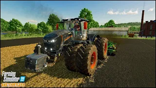 Making & Selling Straw Pellets. Merging Eight Fields Into One | #Zielonka Ep.58 | #FS22