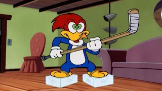 Woody plays fun hockey | Woody Woodpecker