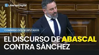 El discurso de Abascal contra Sánchez en el Congreso con Milei como protagonista