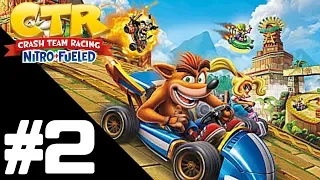 Crash Team Racing Nitro-Fueled Walkthrough Gameplay Part 2 – PS4 1080p Full HD No Commentary