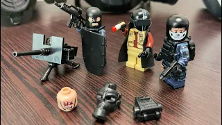 Brickarms LEGO посылка!! Военное оружие и аксессуары ЛЕГО!!